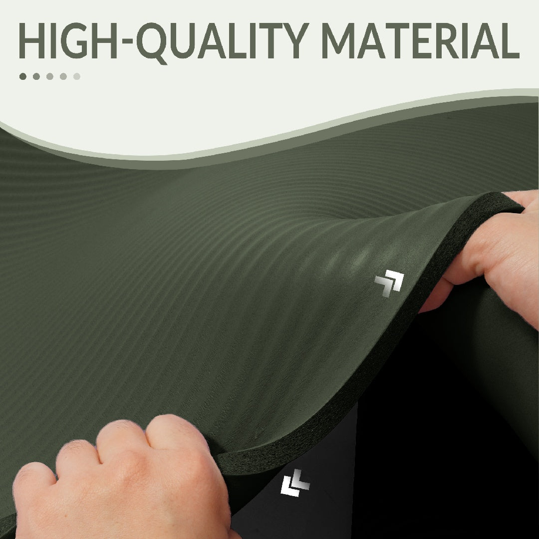 Only Supports Self Pickup Yoga Mat, 1-2 Inch Ultra-thick High-density Practice Mat With Straps, Suitable For All Kinds Of Yoga Practice, A Variety Of Colors