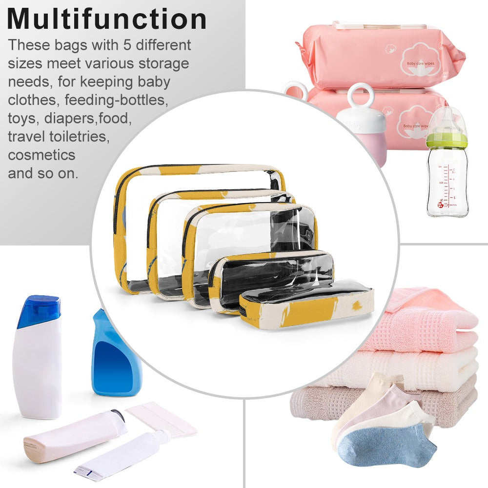 New Transparent storage bag Five in One