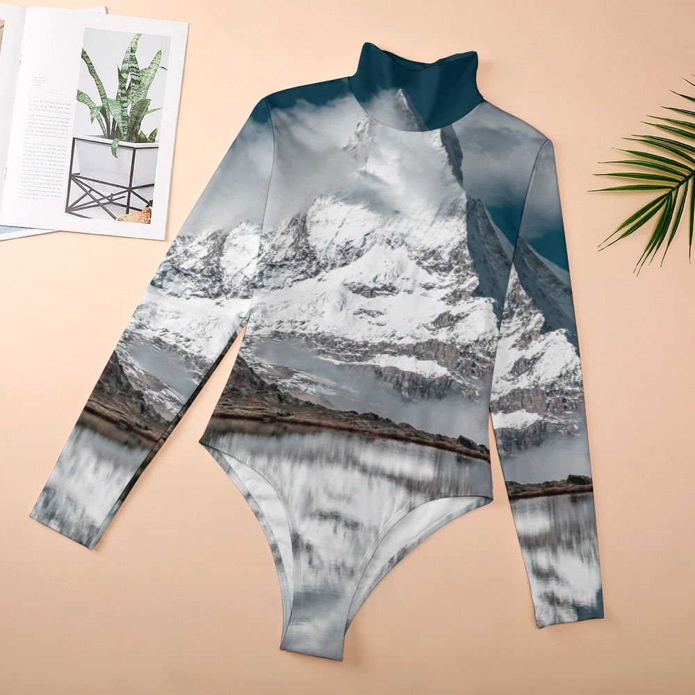 Women's Turtleneck Long Sleeve Bodysuit