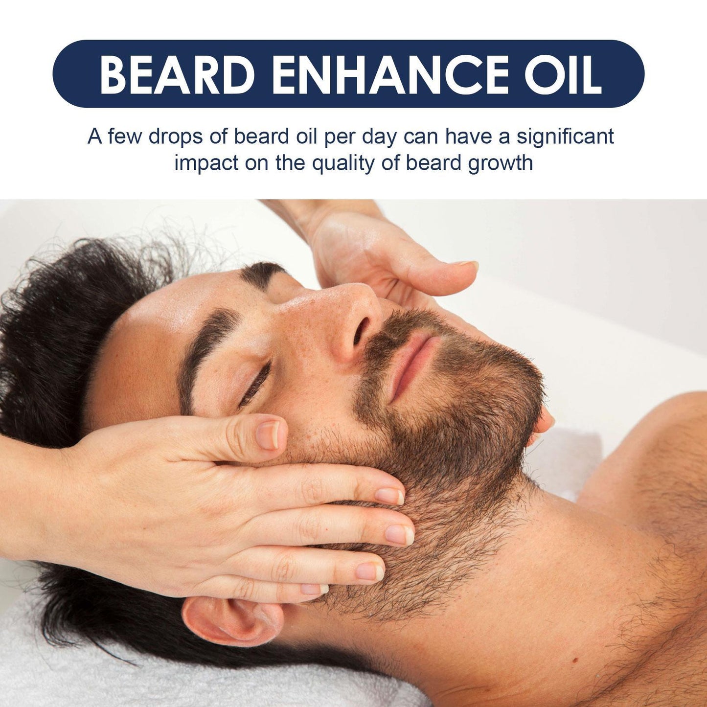 EELHOE Beard Care Oil - Strengthen And Nourish Beard Roots Moisturizing And Shine-Enhancing Beard Growth Serum For Men Hair Care Hydrating