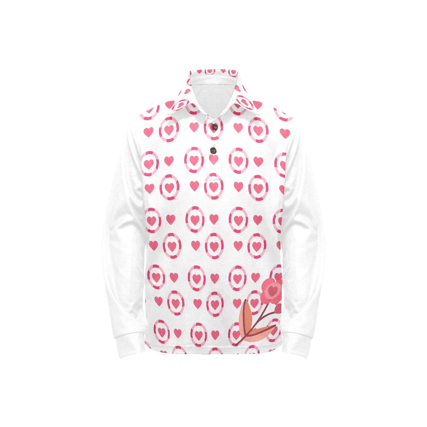 Big Girls' Long Sleeve Polo Shirt T73