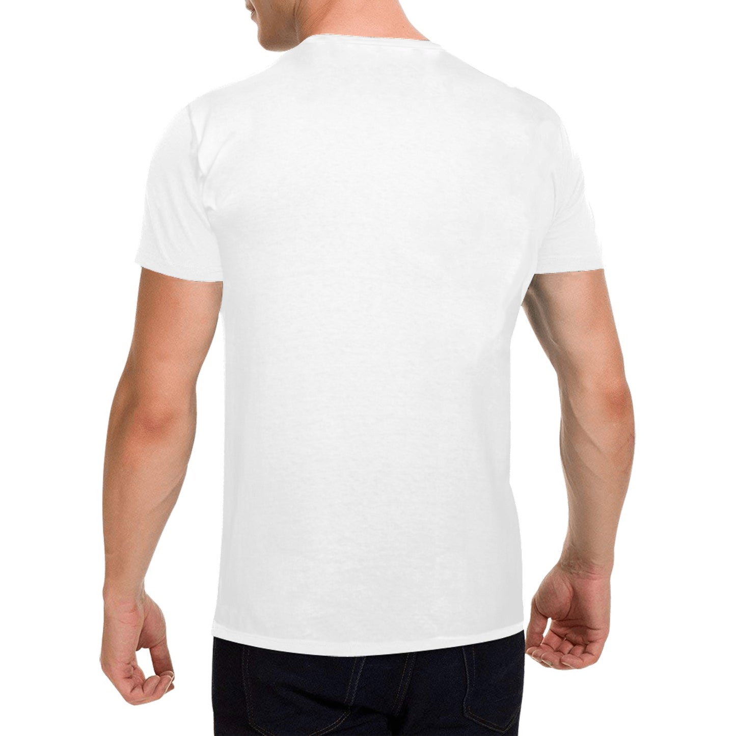 Men - Heavy Cotton T-Shirt - Front Print (Made in USA,Ships to USA Only)