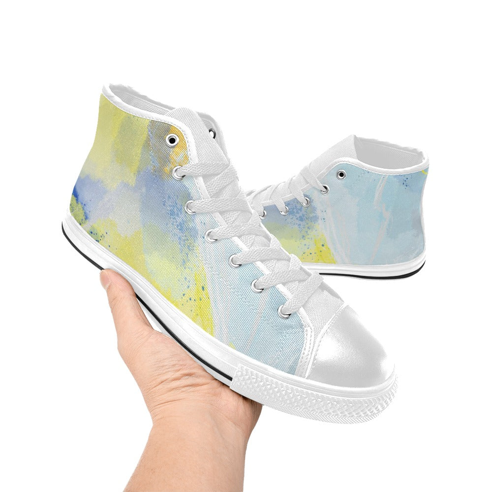 Custom High Top Canvas Shoes for Women Model017