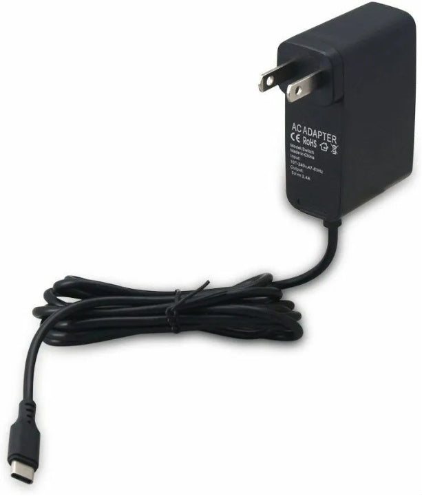 For Nintendo AC Power Supply Adapter Home Wall Travel Charger Cable 2.4A