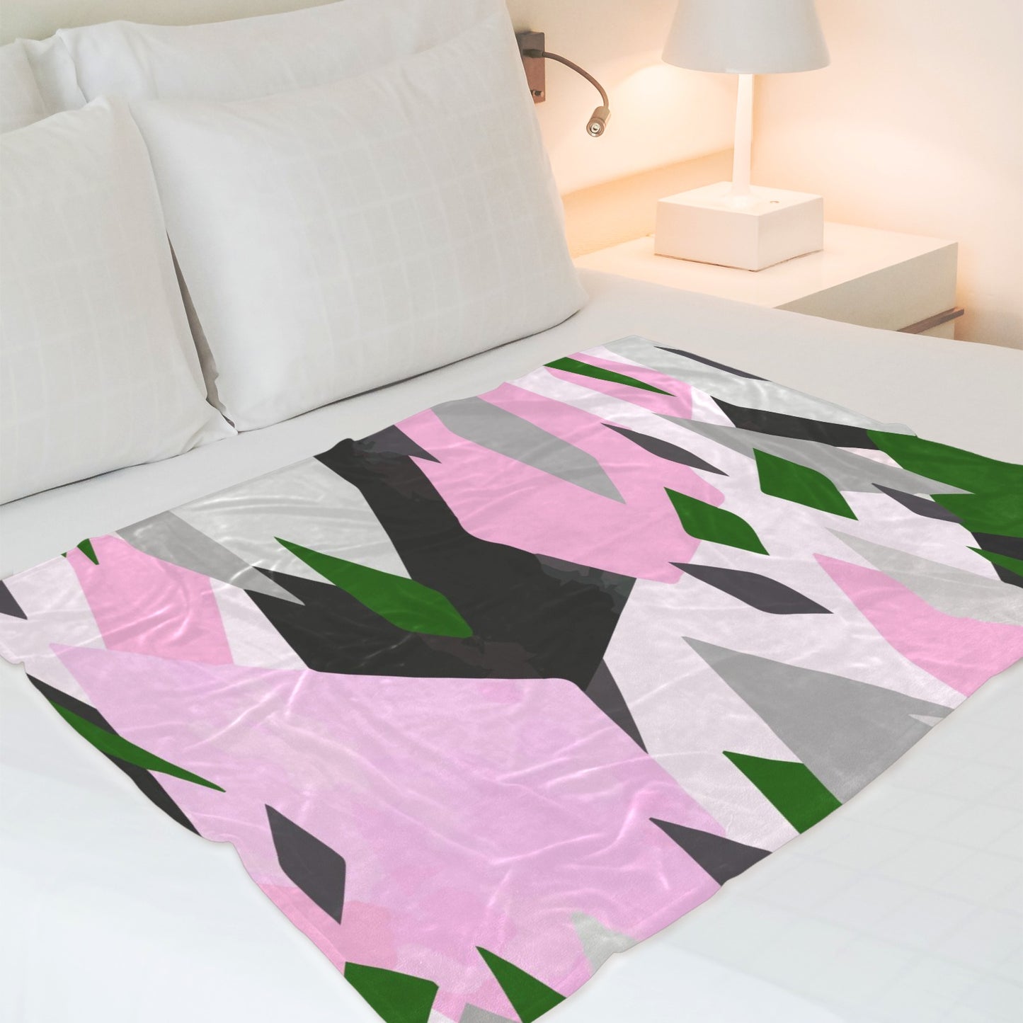 Ultra-Soft Micro Fleece Blanket 50*40(Made In Queens USA )