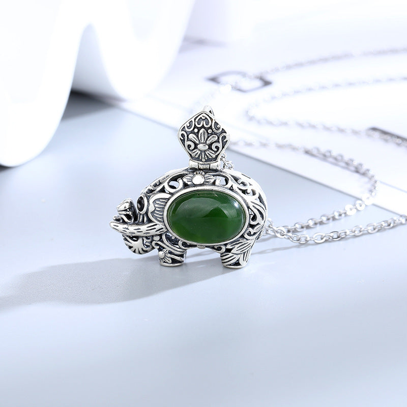 Retro Fashion And Personalized Elephant Pendant
