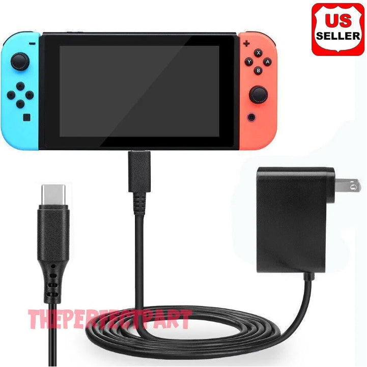 For Nintendo AC Power Supply Adapter Home Wall Travel Charger Cable 2.4A