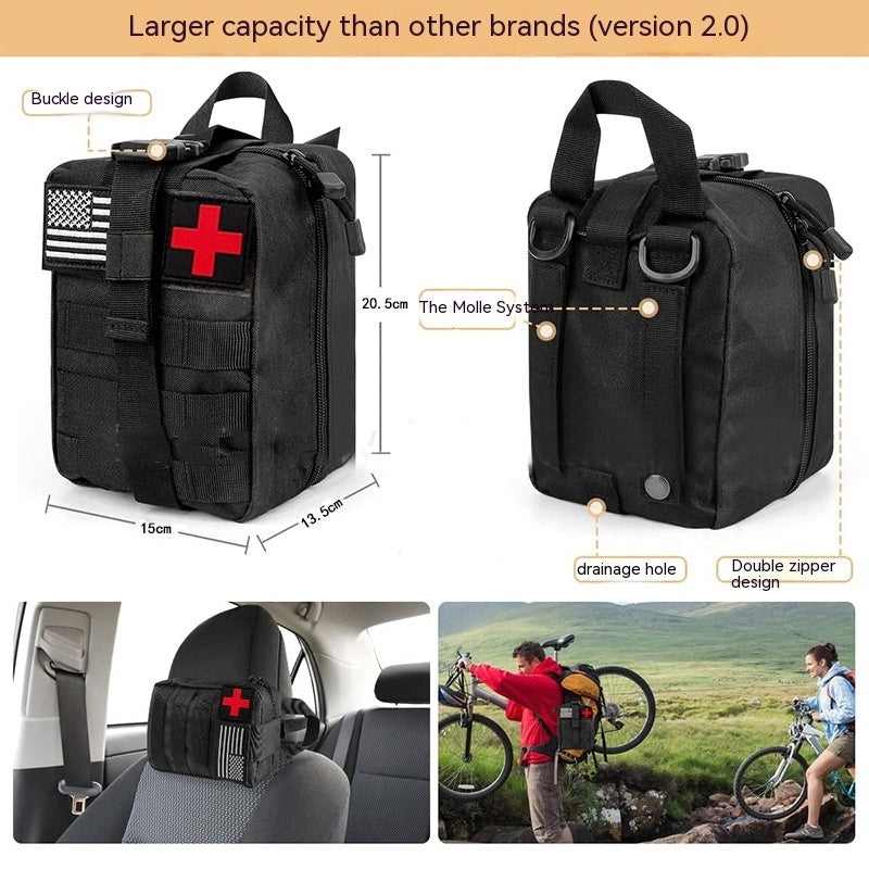 Survival Kit, 192 Pcs Survival Gear First Aid Kit, Outdoor Camping Supplies Equipment Multifunctional Outdoor Adventure, Hiking, Hunting, Gifts for Men Women