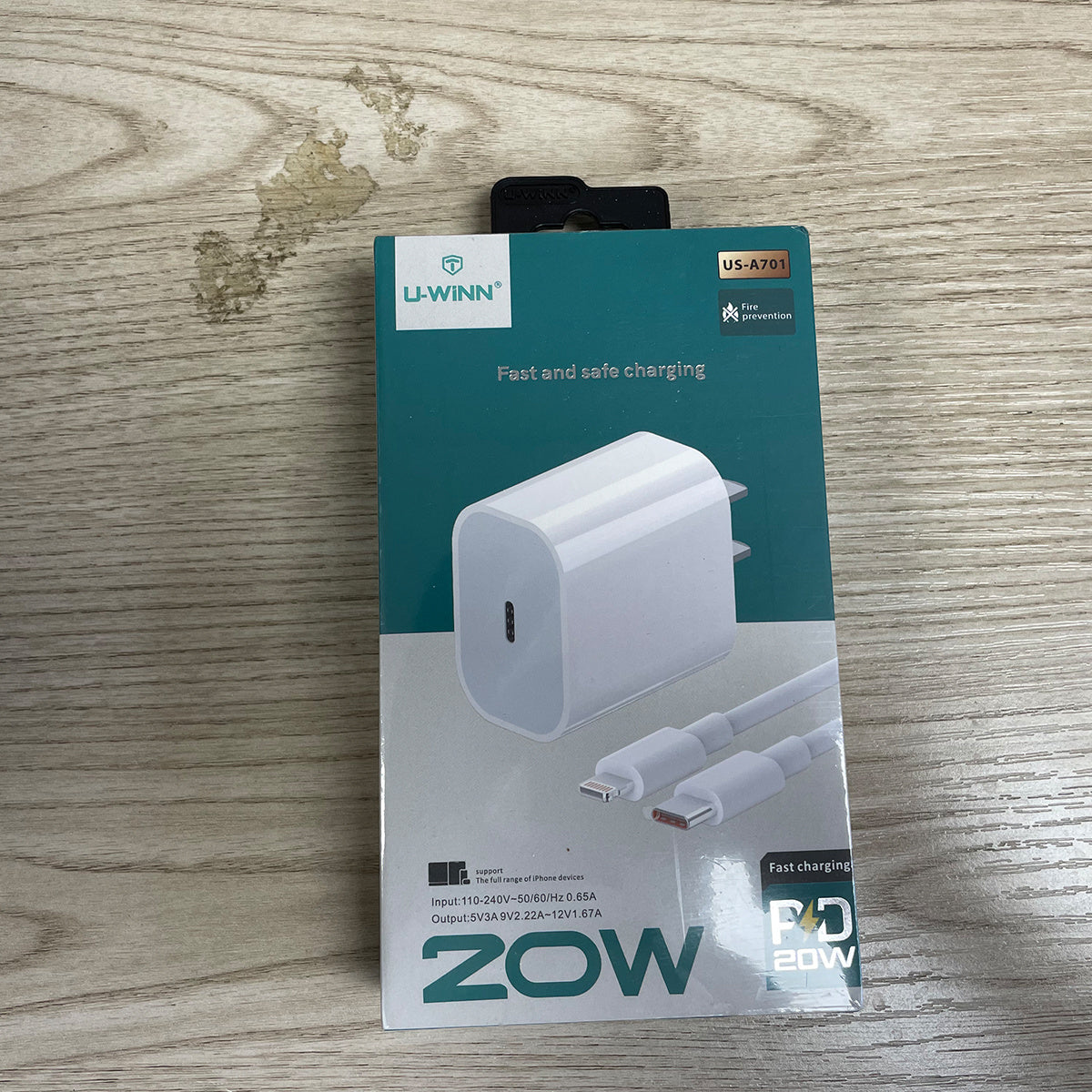 2Pzs Charger Tipc C Linghtning Quick Charge 20w 1M