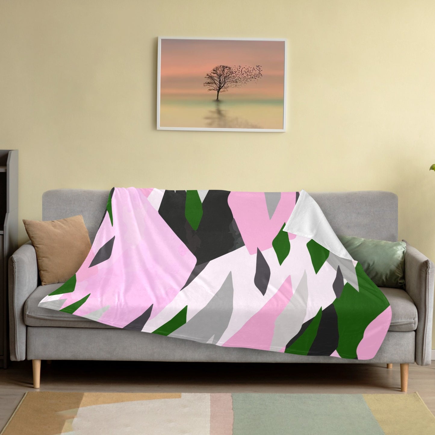 Ultra-Soft Micro Fleece Blanket 50*40(Made In Queens USA )