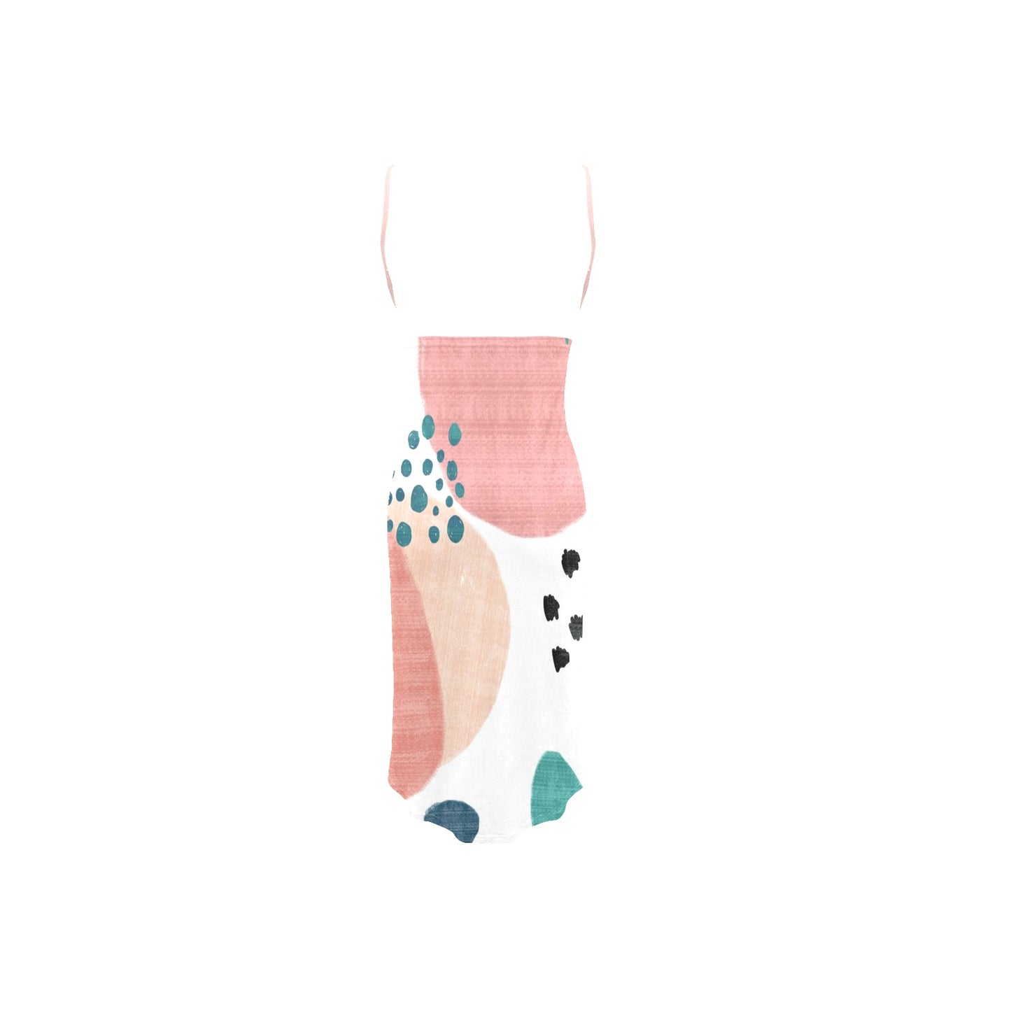 Spaghetti Strap Backless Beach Dress (D65)