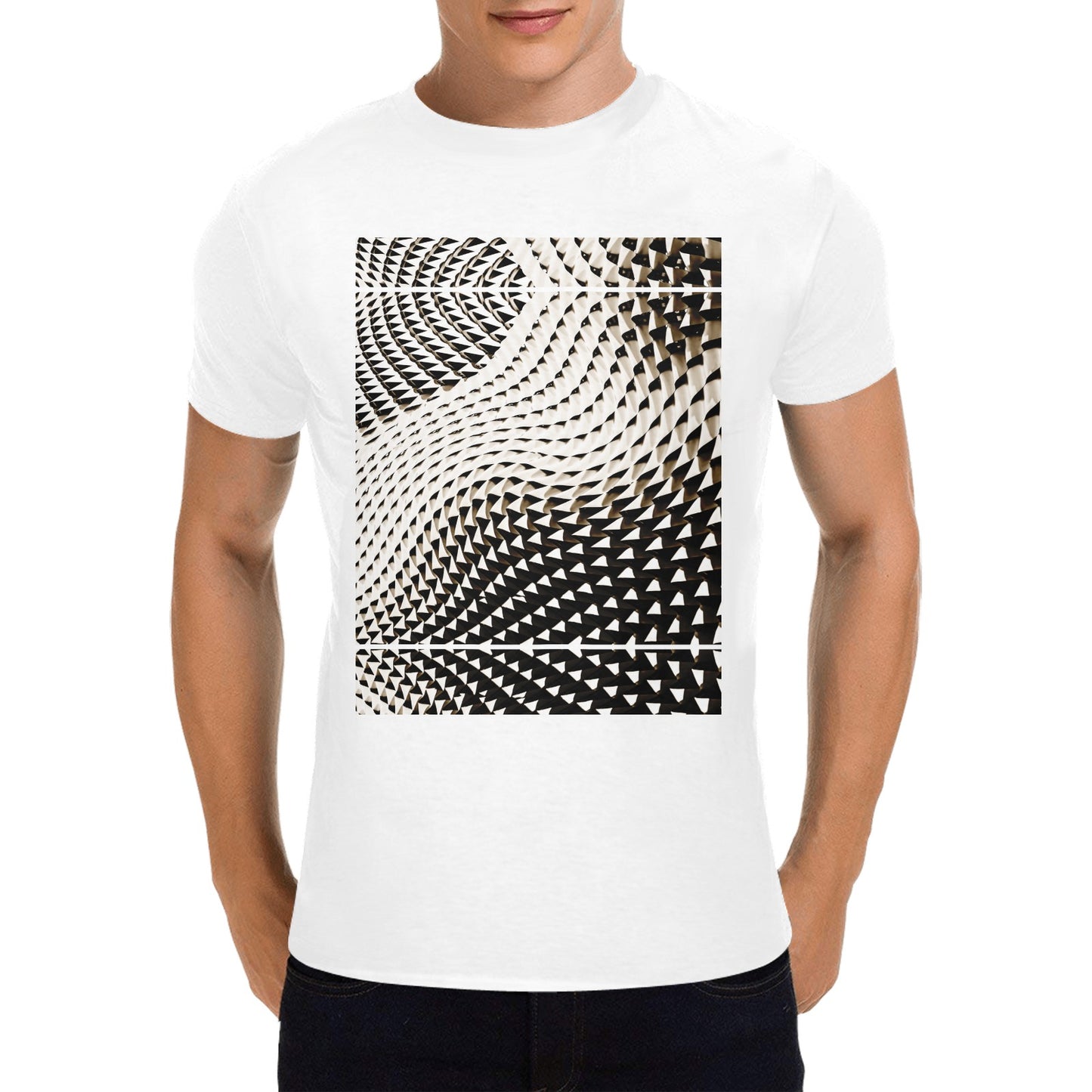 Men - Heavy Cotton T-Shirt - Front Print (Made in USA,Ships to USA Only)