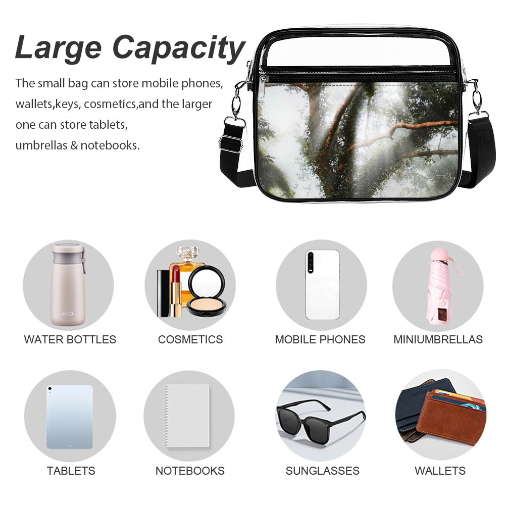 Transparent satchel set New