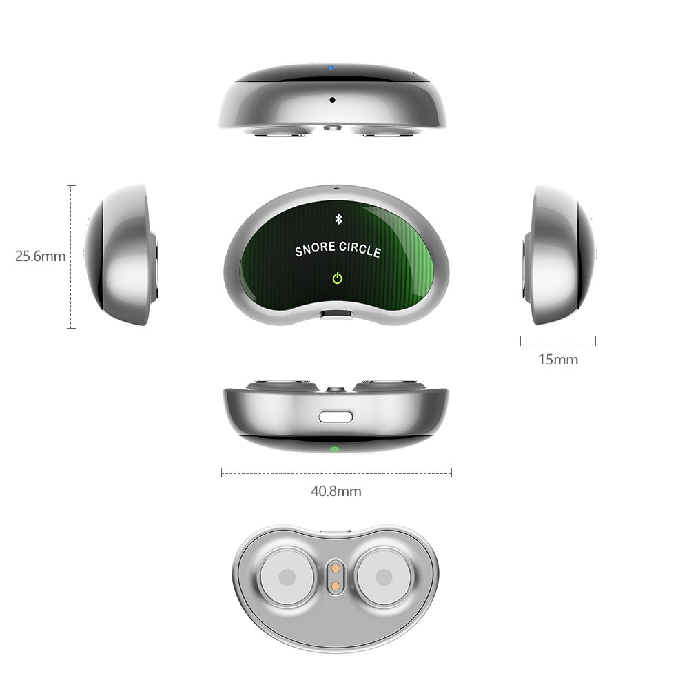 Smart Anti Snoring Device Electronic Muscle Stimulator Pro With 20pcs Conductive Strips