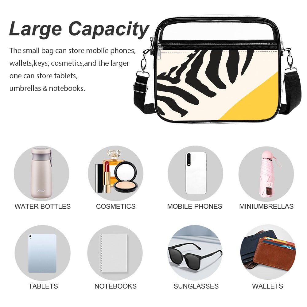 Transparent satchel set New
