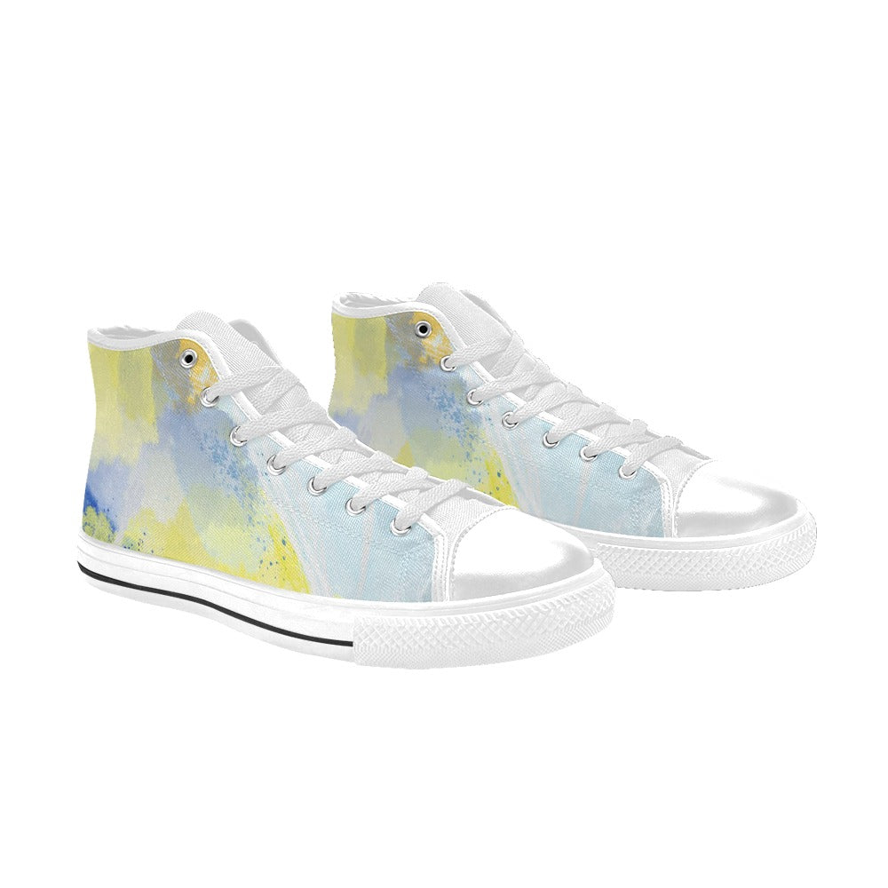 Custom High Top Canvas Shoes for Women Model017