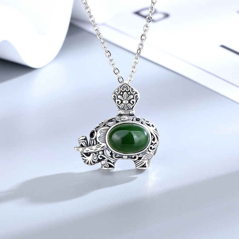 Retro Fashion And Personalized Elephant Pendant