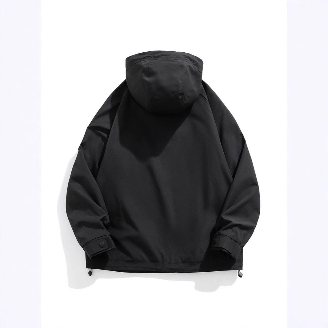Hooded Work Clothes Men's Trendy Casual Handsome Outdoor Jacket
