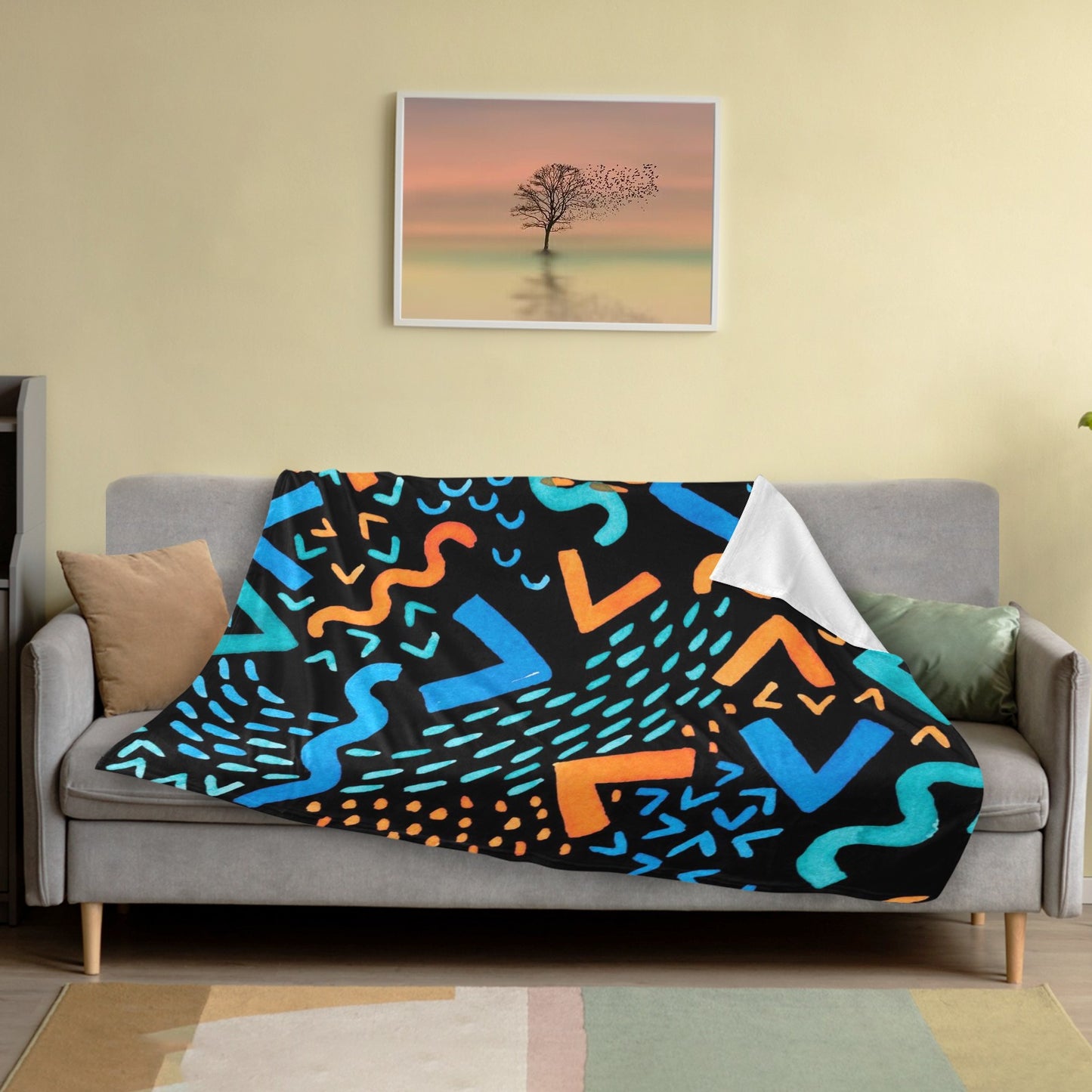 Ultra-Soft Micro Fleece Blanket 50*40(Made In Queens USA )