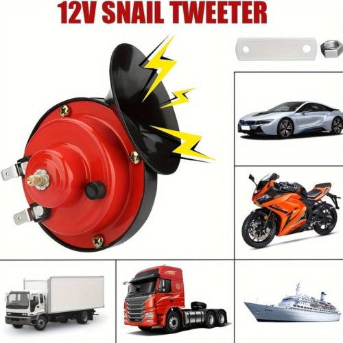 2PC 12V 300DB Super Loud Train Air Horn Waterproof Motorcycle Car Truck SUV Boat