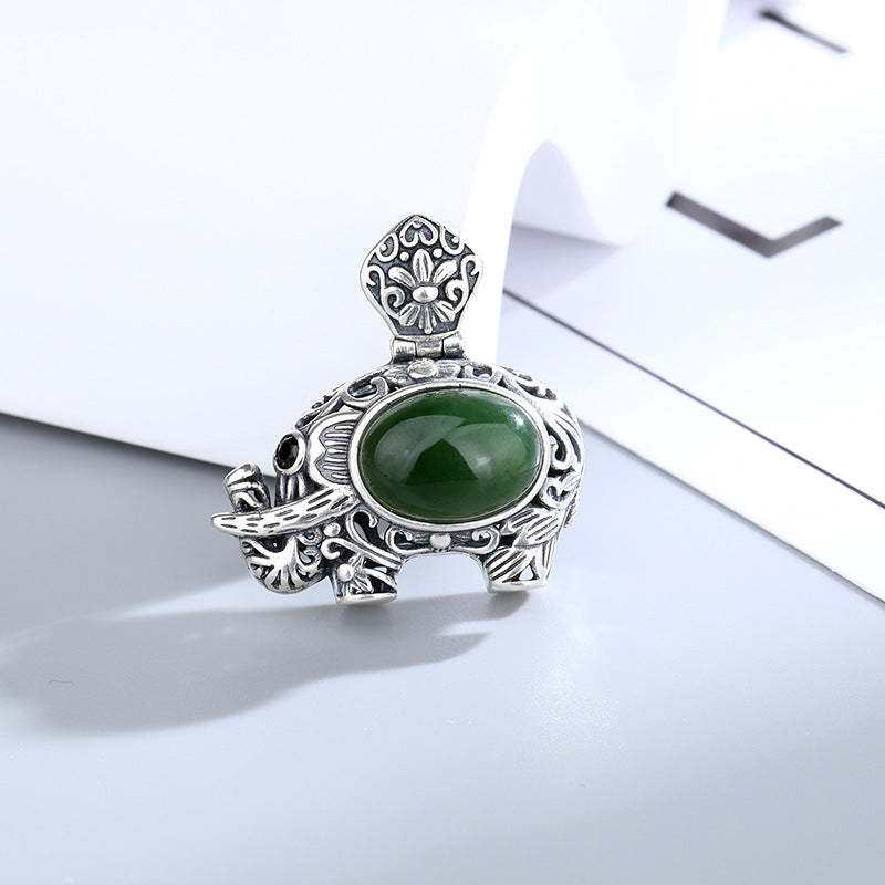 Retro Fashion And Personalized Elephant Pendant