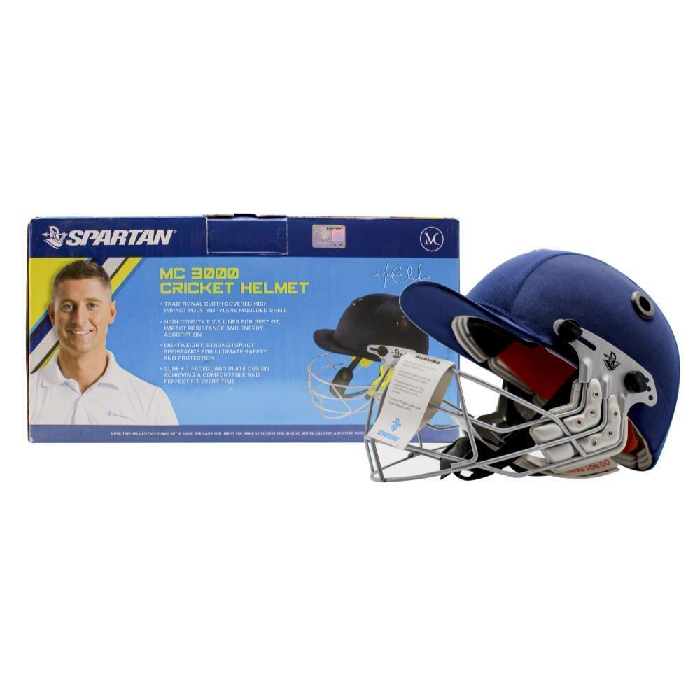 NNEDSZ Spartan MC 3000 Cricket Helmet - Medium Size - Navy