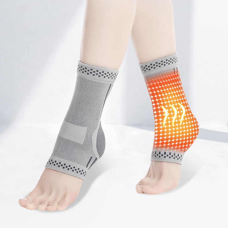 Graphene Ankle Brace, Warm Ankle Support Ankle Compression Sleeve Foot & Ankle Brace Socks For Sprained Ankle Compression Sleeve - Ankle Support For Women & Men - Tendonitis & Arthritis Ankle Brace