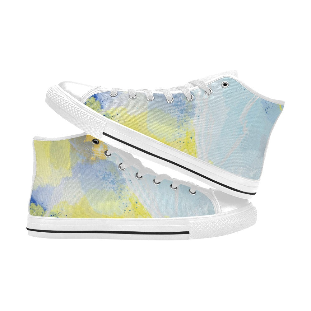 Custom High Top Canvas Shoes for Women Model017