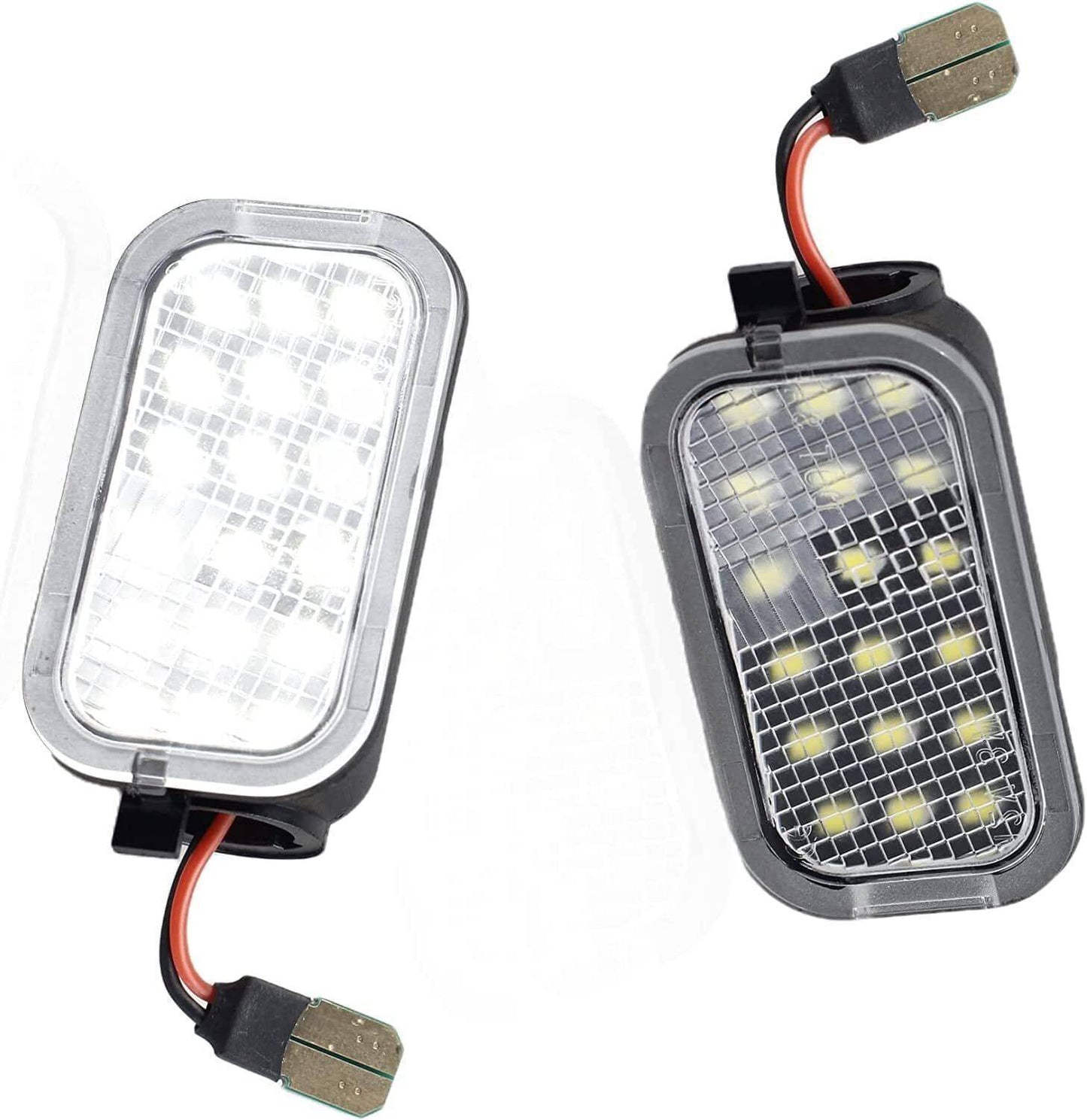 2X LED Side Mirror Puddle Lights For 07-14 Yukon Sierra Tahoe Avalanche Escalade