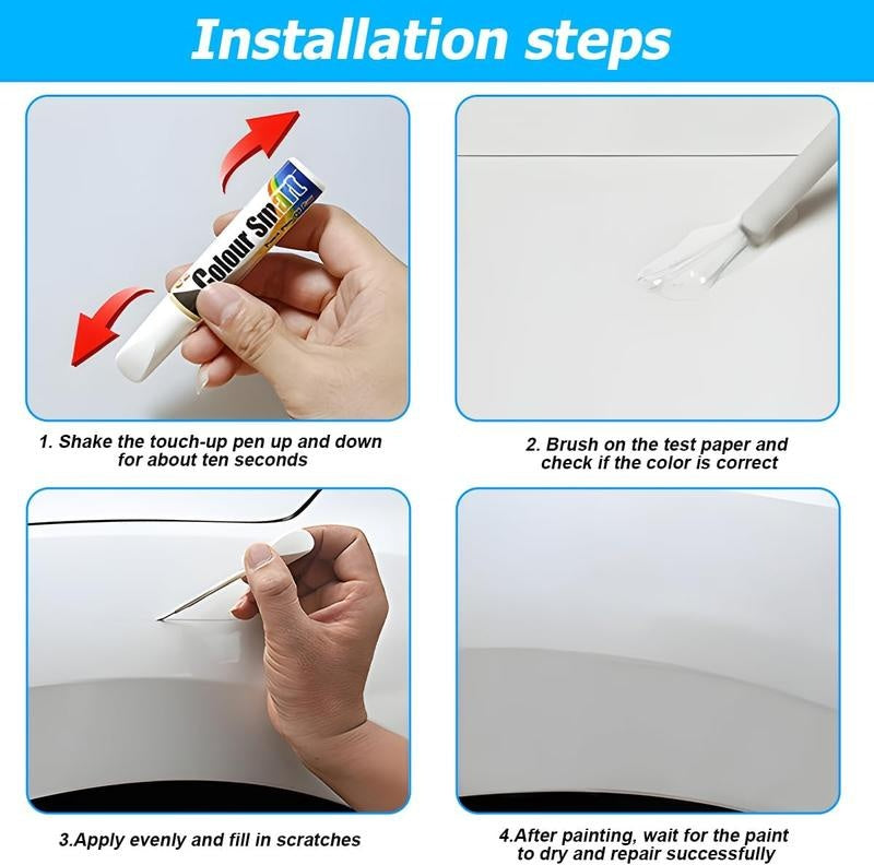 Car Scratch Repair Pen - Automotive Paint Pen For Quick And Easy Touch Up Of Car Scratches - Clear Painting Pen Erases Scratches