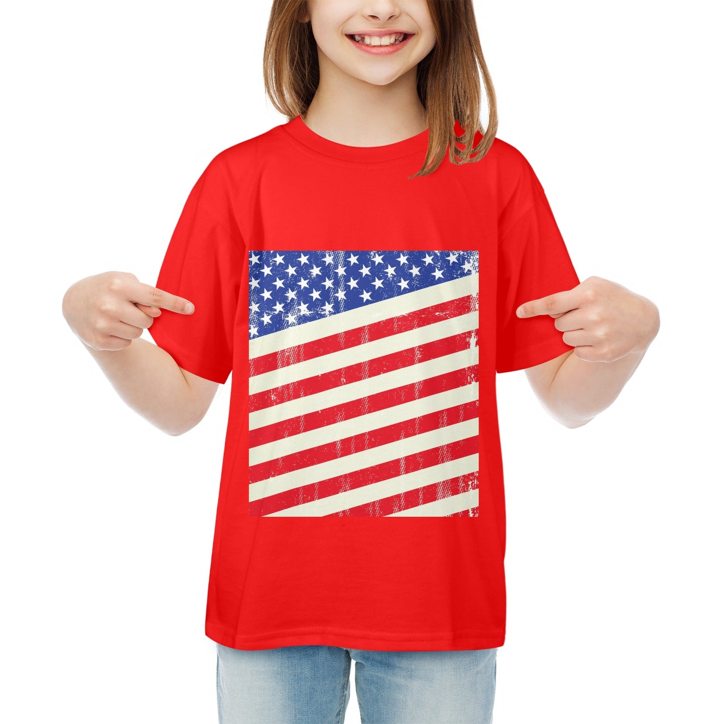 Kids' T-Shirt in USA Size Front Print(Made in USA,Ships to USA Only)