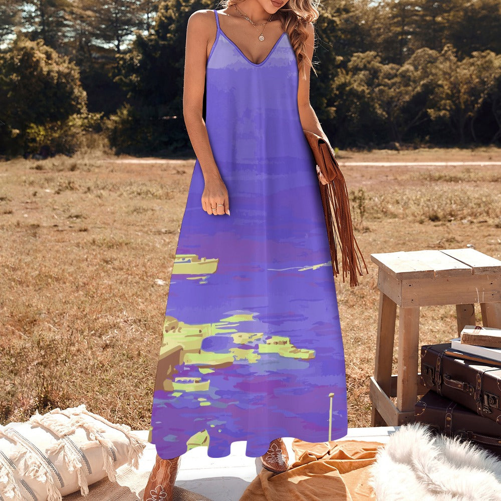 Sling Ankle Long Dress