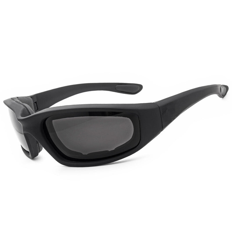 Cycling Sunglasses Chopper Outdoor Sports Glasses For Men Wrap Around UV400 Protection For Fishing Driving Glasses Windproof Gray Lens 3 Pack