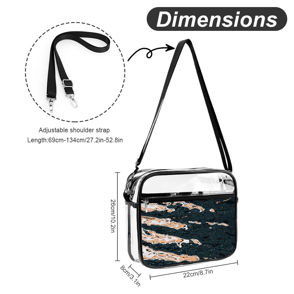 Transparent satchel set New