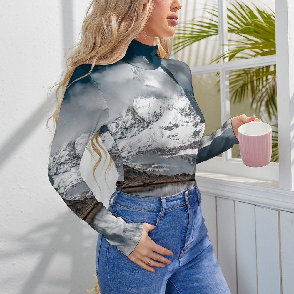 Women's Turtleneck Long Sleeve Bodysuit