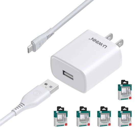 5pzs Cargador Para Cubot Con Cable Micro Usb 2.4a