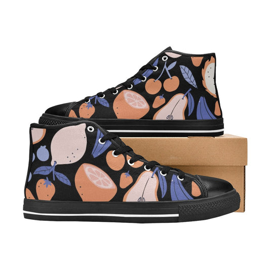 Custom High Top Canvas Shoes for Women Model017