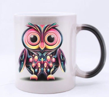 Beer bubble color changing mug