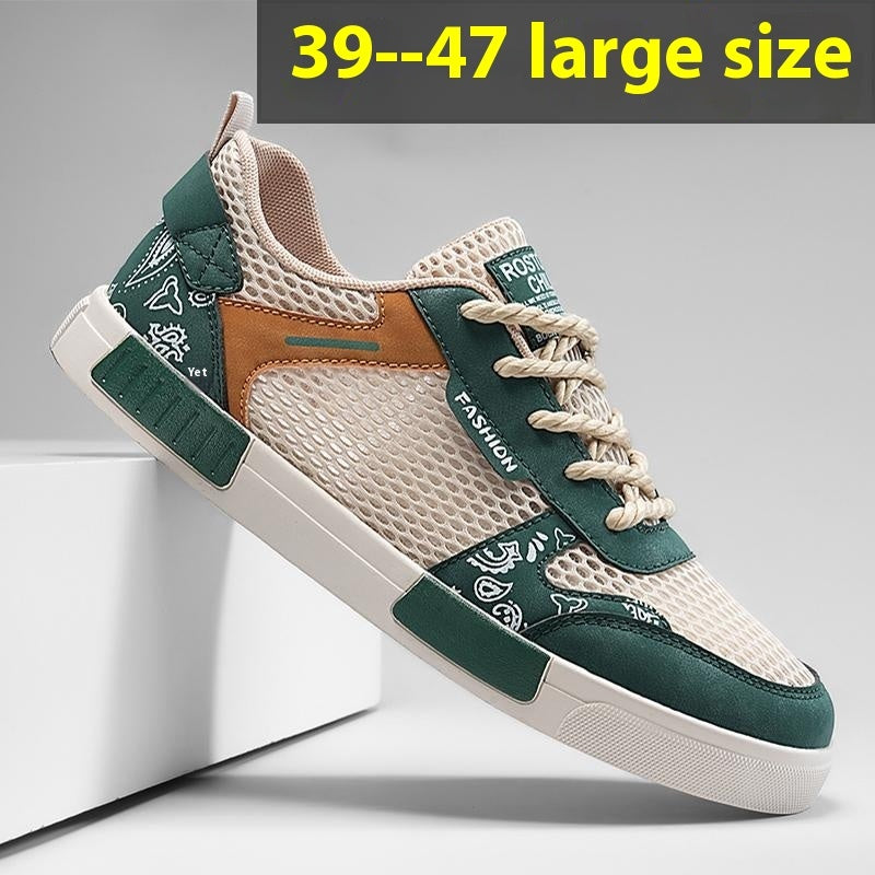 Men's Fashion Personality Mesh Surface Breathable Shoes