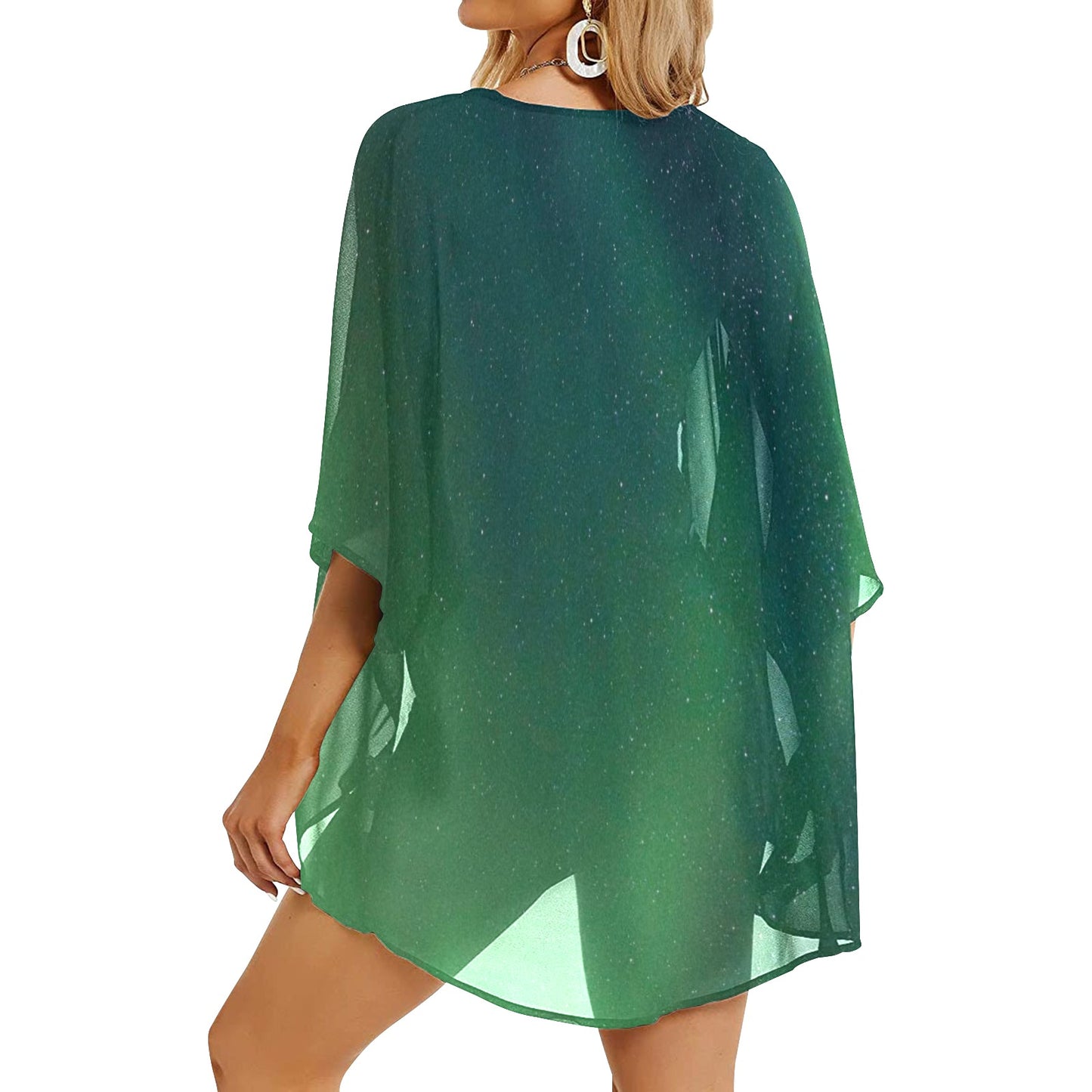 Women's Kimono Chiffon Cover Up (H51)