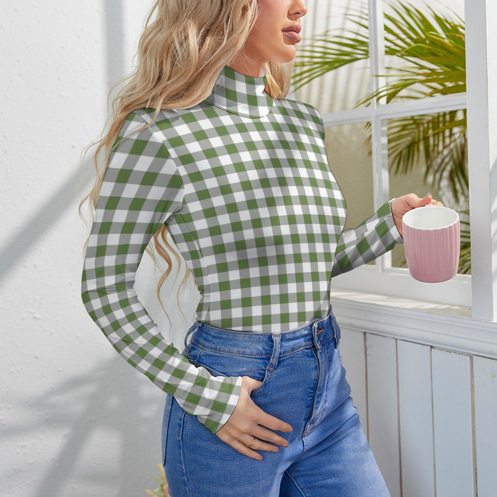 Women's Turtleneck Long Sleeve Bodysuit