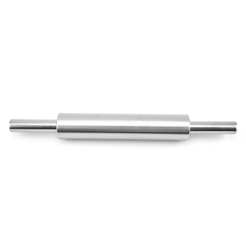 Household stainless steel flour stick rolling pin, Roller for Baking Pizza, Pies, Pastry and Cookies, Ergonomic Handles, Kitchen Essential