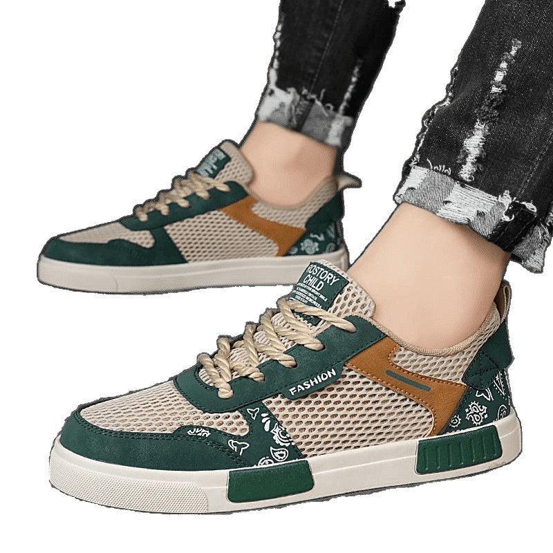 Men's Fashion Personality Mesh Surface Breathable Shoes