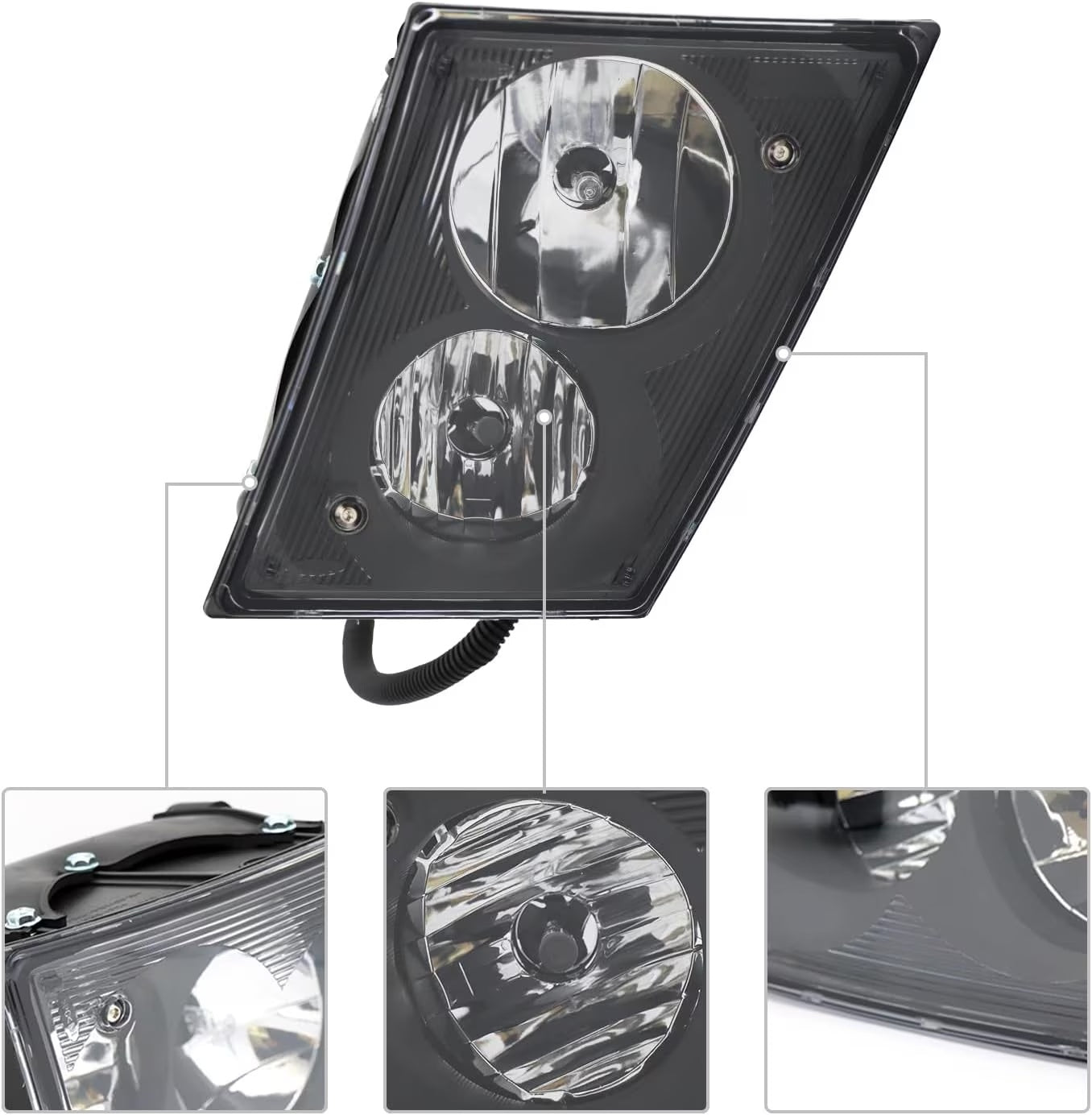LEAVAN Fog Lamps Are Compatible With 2003-2017 Volvo VN VNL 630 670 730 780