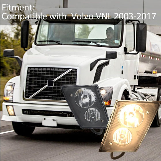 LEAVAN Fog Lamps Are Compatible With 2003-2017 Volvo VN VNL 630 670 730 780