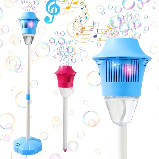 Automatic Street Light Shaped Bubble Machine, Suitable For Children And Families, Bringing Summer Fun And Outdoor Activity Experience
