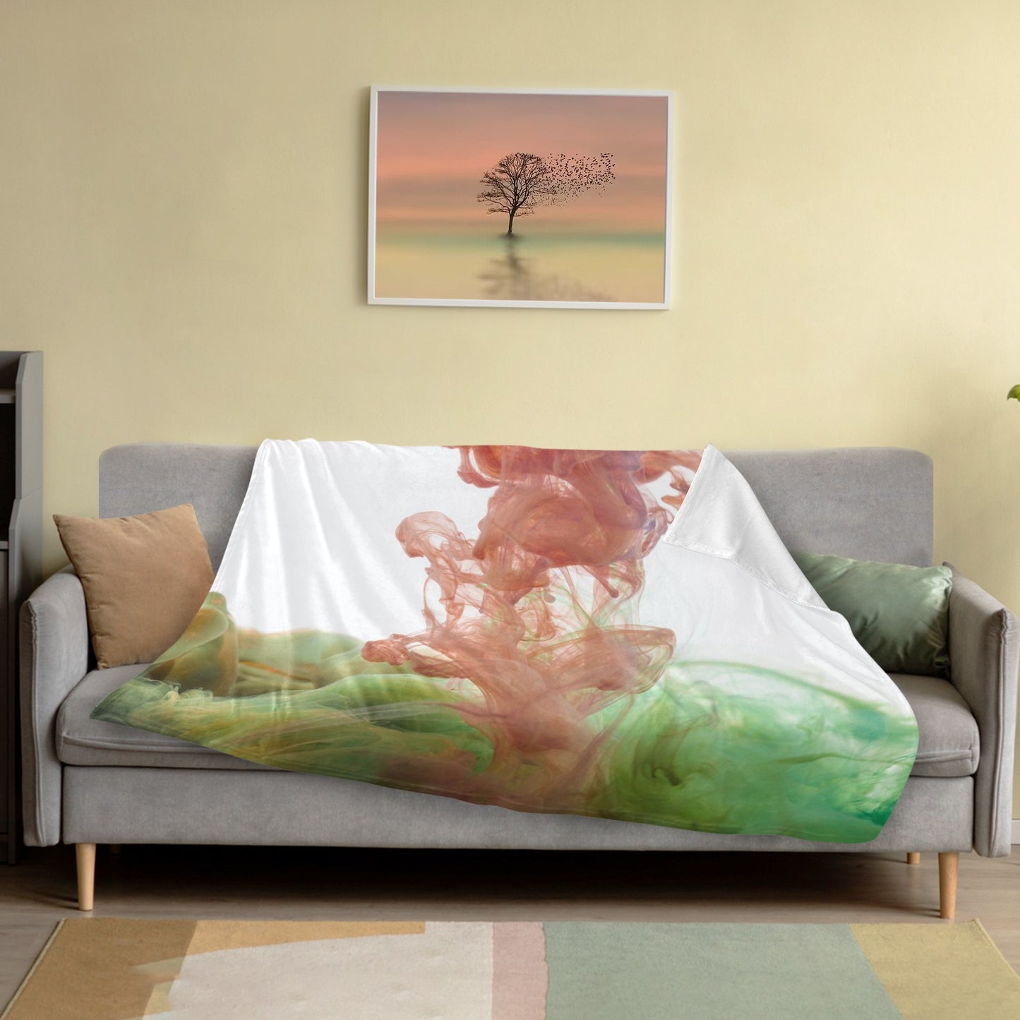 Ultra-Soft Micro Fleece Blanket 50*40(Made In Queens USA )