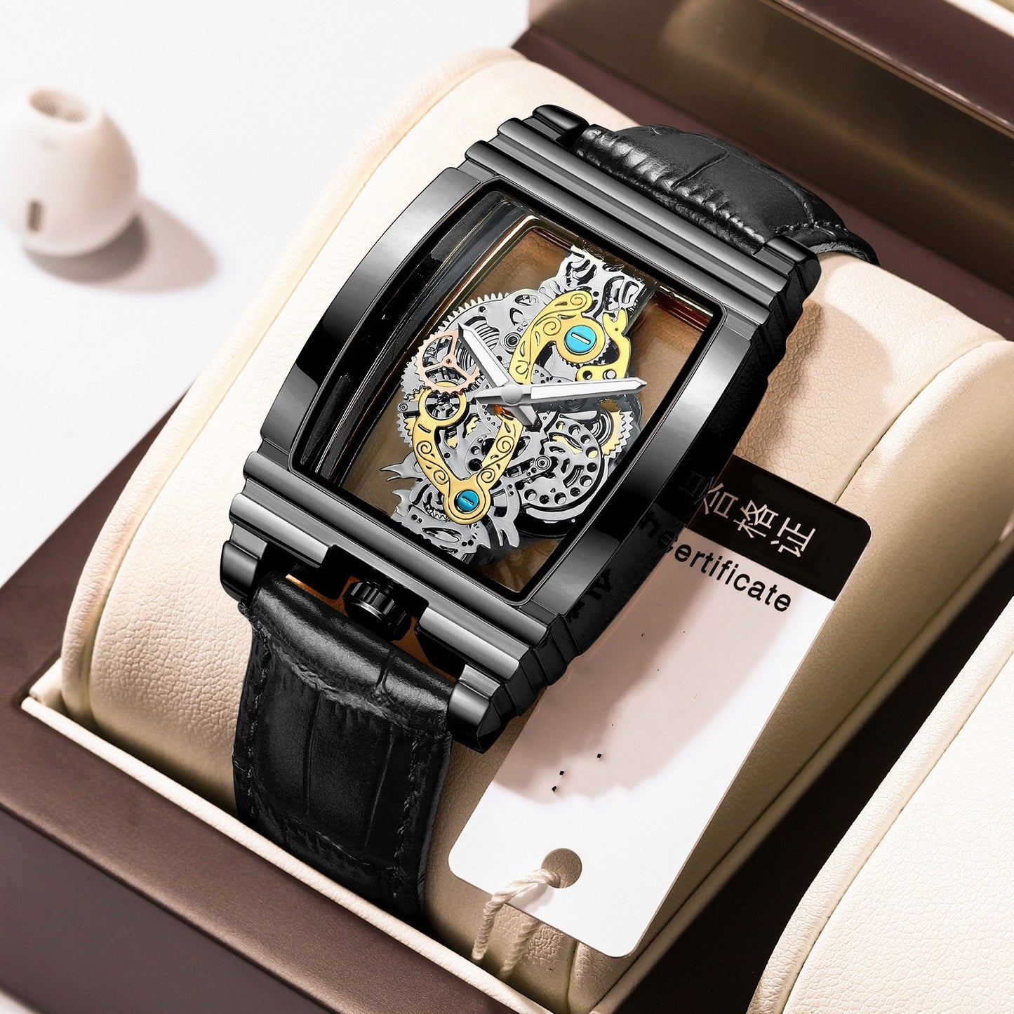 New Double Sided  Buckets Business Casual Watch