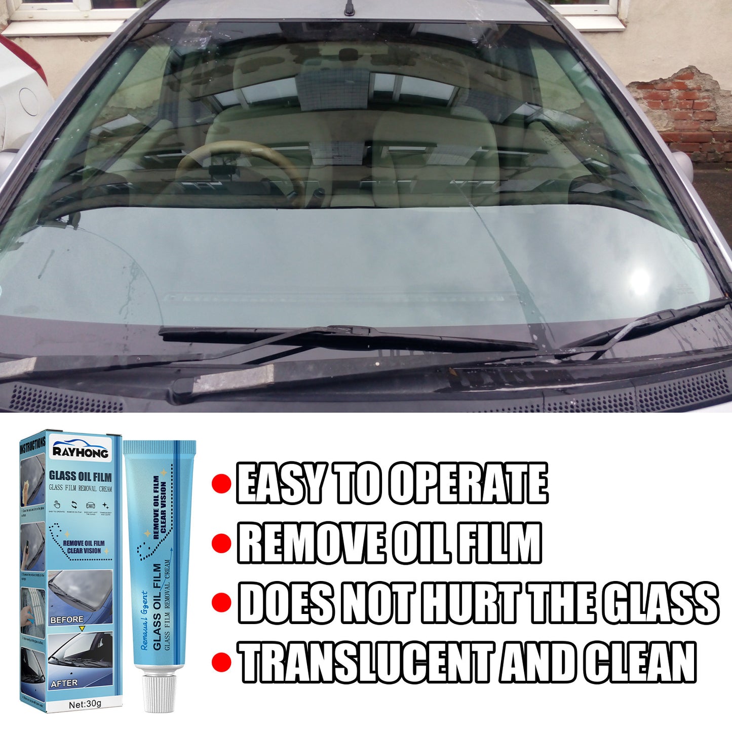 Glass Oil Film Remover