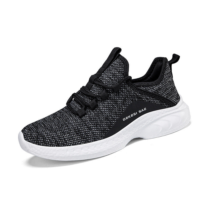 Spring New Women's Flying Woven Breathable Sports Fitness Light Casual Shoes